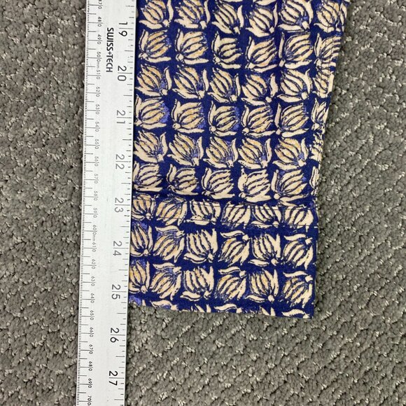 J. McLaughlin Button Down Shirt Mens Large All Over Print Floral banana Tropical - Picture 14 of 14